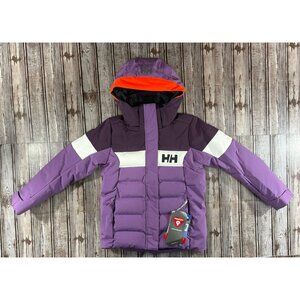 Helly Hansen Jr Diamon Ski Jacket size 8 color crushed grape NWT mspr $200
